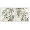 Stupell Industries Olive Branches in Pastel 2pc Framed Giclee Set, design by Mona Grace
